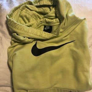 Woman’s lime green Nike hoodie size M